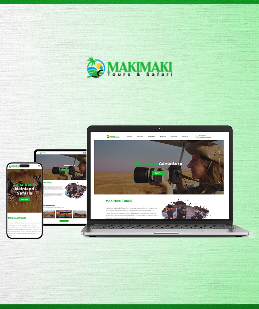 Web Design - MAKIMAKI TRAVEL & TOURS